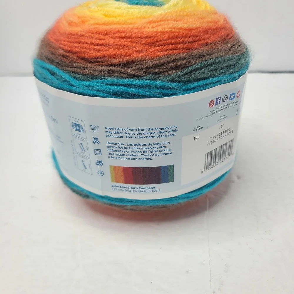 Lion Brand Yarn Mandala-Color: Thunderbird-590 Yards-100% Acrylic